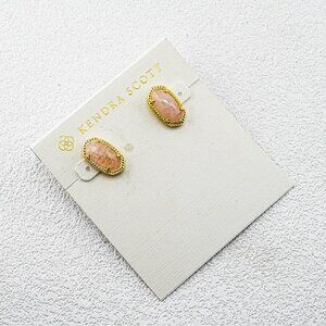 Kendra Scott Rose Quartz Stud Earrings